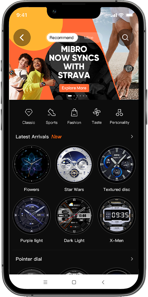 Mibrofit App- watch face store